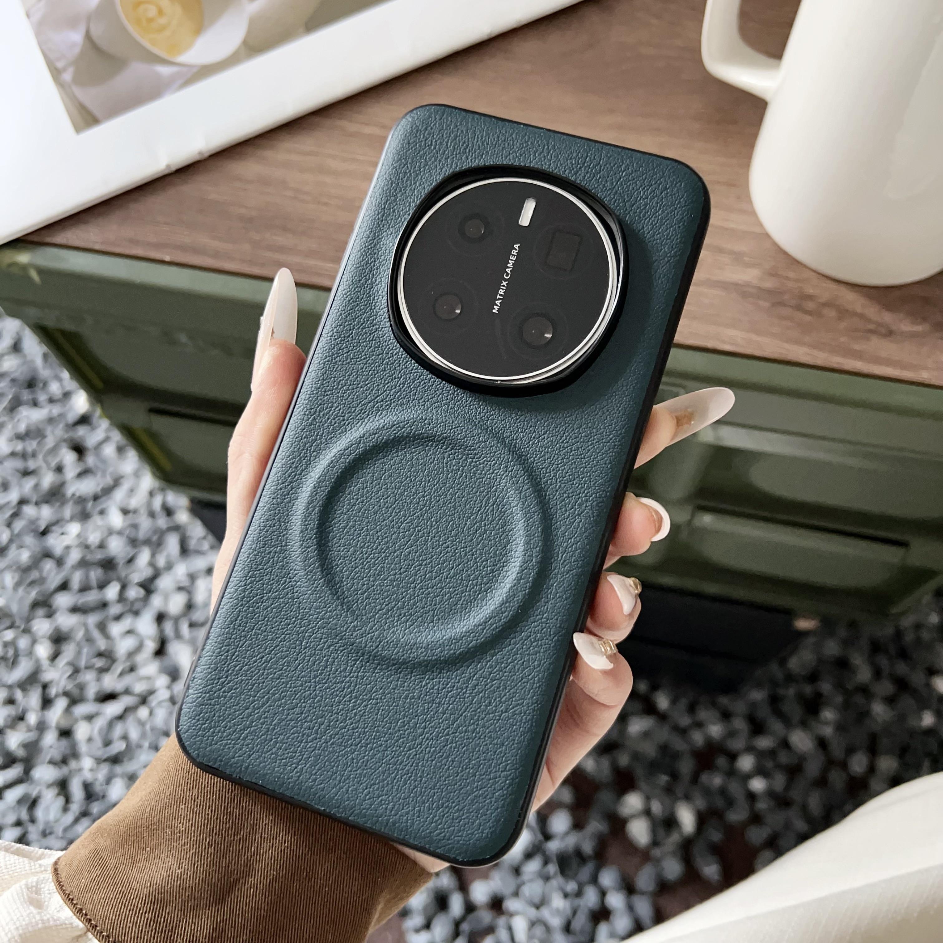 

For Honor Magic7 Pro 5G Magnetic Case PU + TPU Phone Back Cover D