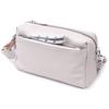 Interesting Women's Leather Bag with a Stylish Runner Vintage 22653 White