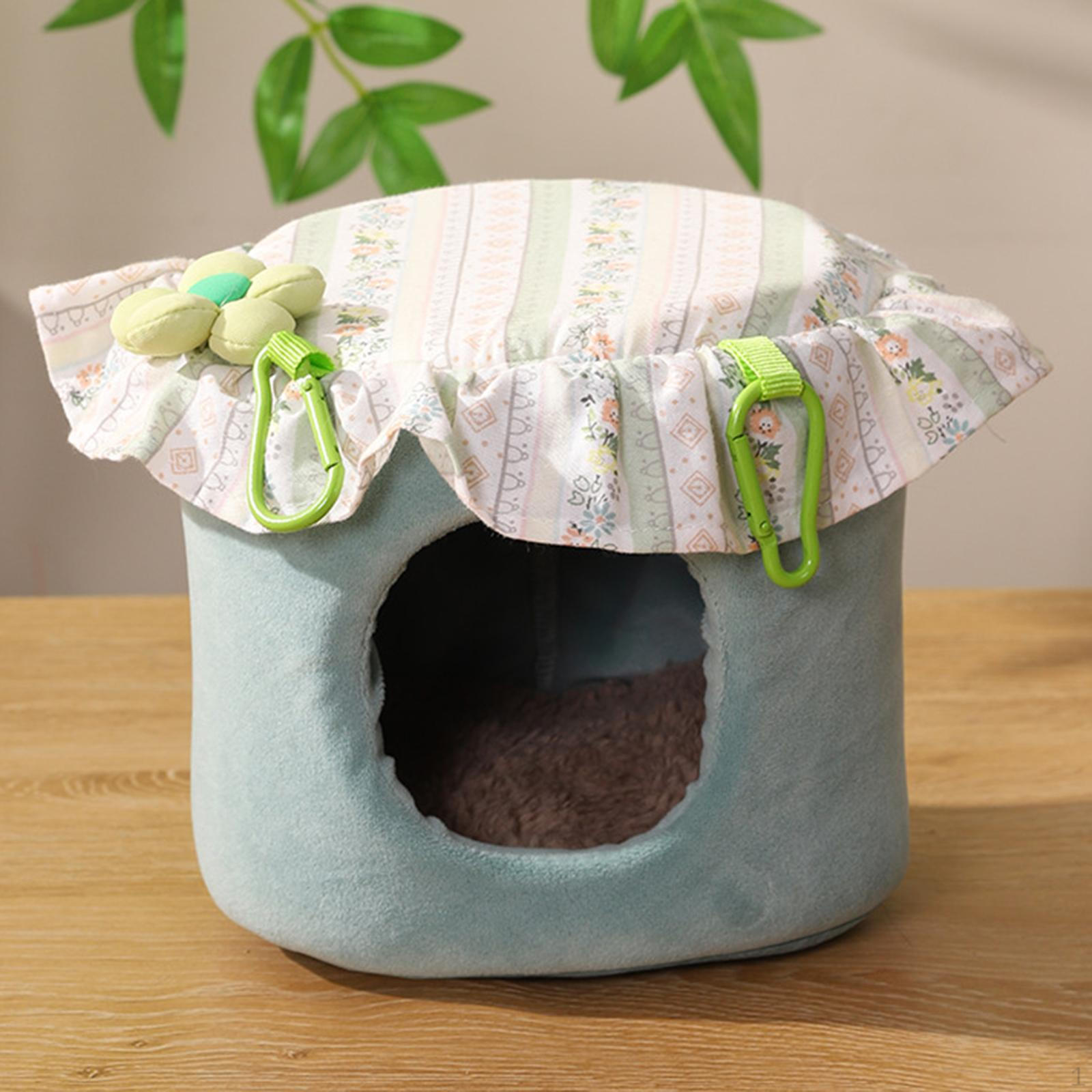 

Гнездо для птиц, удобное, мягкое, уютное, подвесной гамак для волнистых попугаев синий