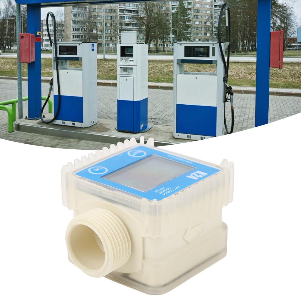 Digitální turbínový průtokoměr Palivové čerpadlo Chemikálie Měřící zařízení benzínu K24 1inch