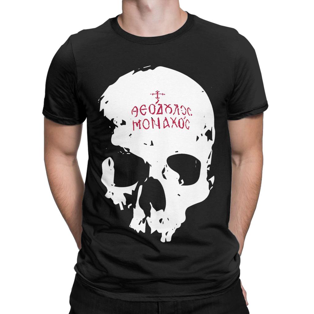 All Seasons Russian Orthodox Saying Death To World Cross T Shirt for Men Women  Cotton Tee Shirt Short Sleeve Tops