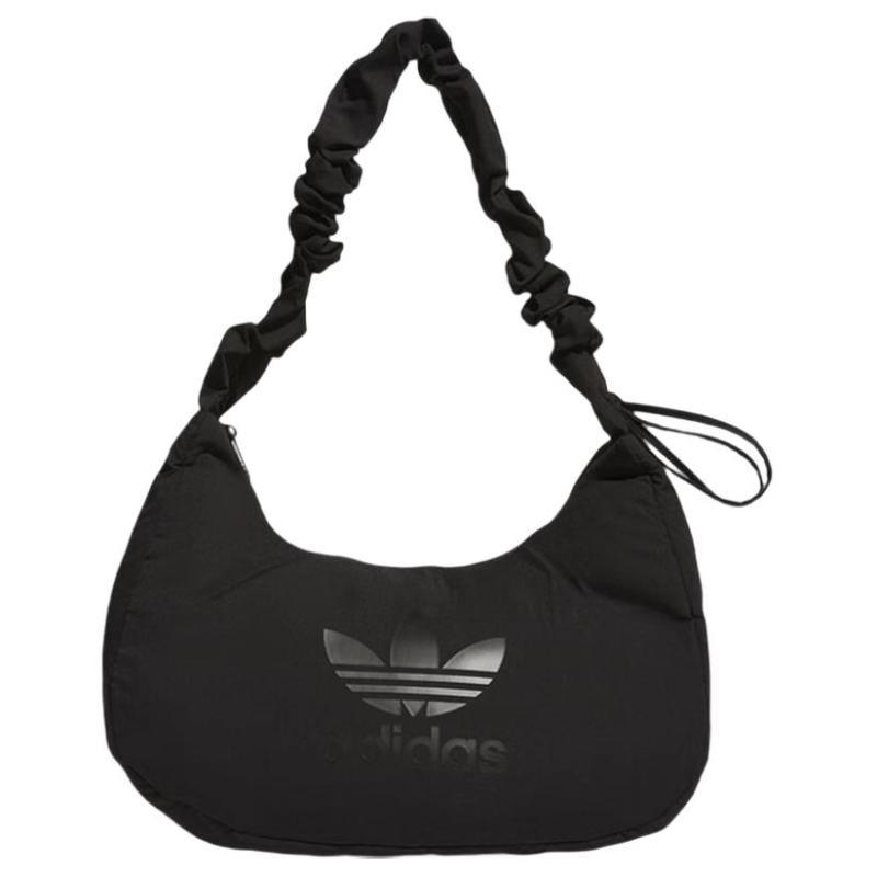 Adidas Canvas Bag Cloud Bag Handbag Shoulder Bag Medium Size Women's Black Adidas JP0145