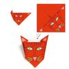 DJECO Origami Dieren met Instructies en Stickers, Ontwikkeling van Vingerbehendigheid, Montessori, Leeftijden 4, 5, 6, 7, Jongens en Meisjes, Kleuterschool en