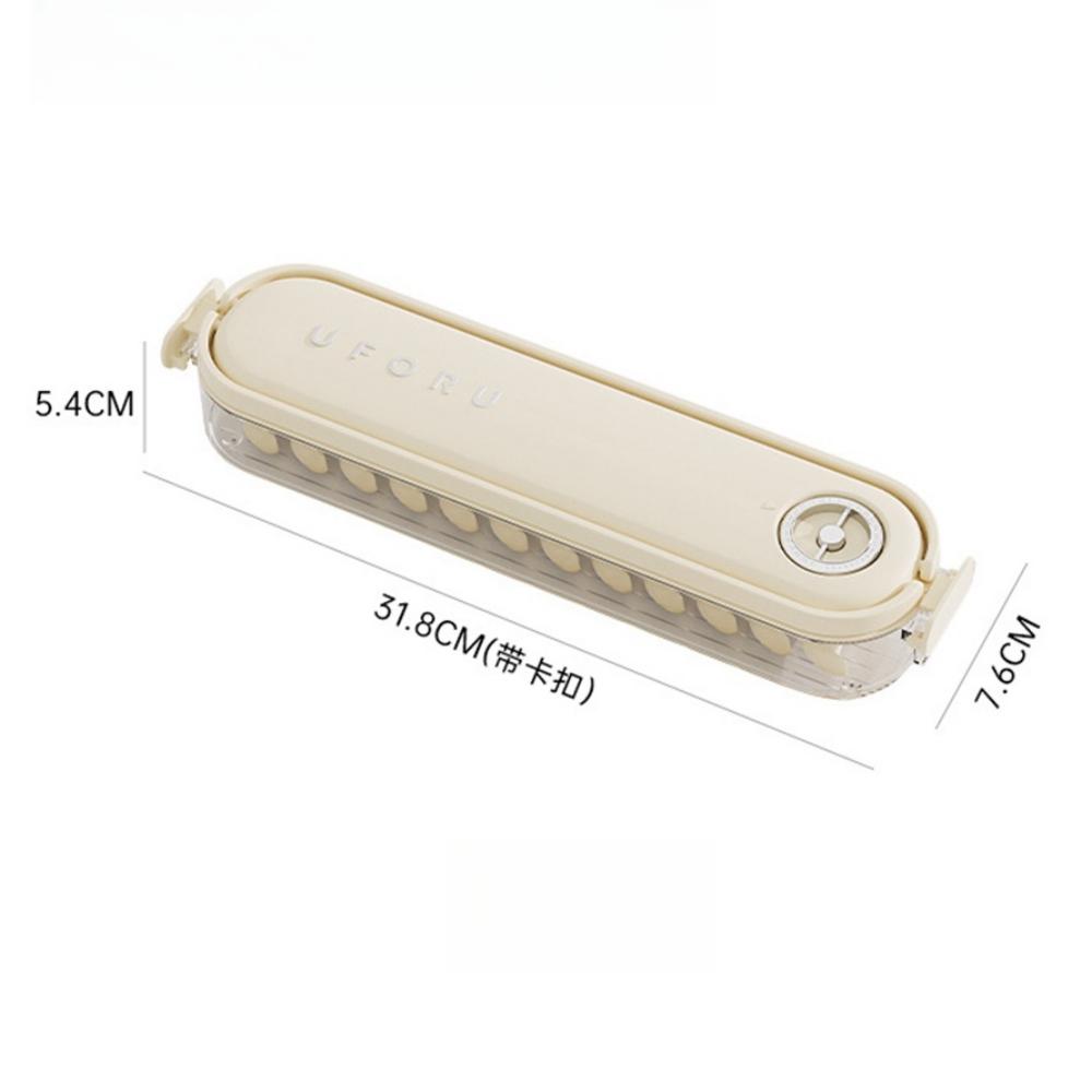 Multilayer Dumpling Box Space Saving Fresh Keeping Storage Box Kitchen Refrigerator Quick Freezer Timerr Storage Case with Lid