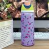 Hello Kitty Kuromi Butterfly Knot Floral Print Stainless Steel Insulated Cup With Lock Clip For Outdoor Activities