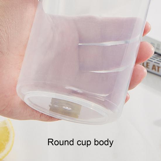 800ML Juice Cup Food Grade Minimalist BPA Free Clear Visual Design Beverage Mug Household Supplies
