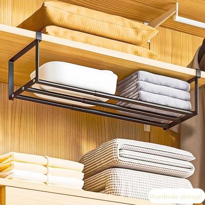 Organizer 15.7-27.6 In Shoe Rack Hanging Retractable Shoe Storage Multifunctional Adjustable Under Cabinet Shelf Closet