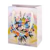 10 Pieces Multicolors Paper Bags Stylish Holiday Present Storage Pouches Handmade Assorted Color Gift Bag with Handles