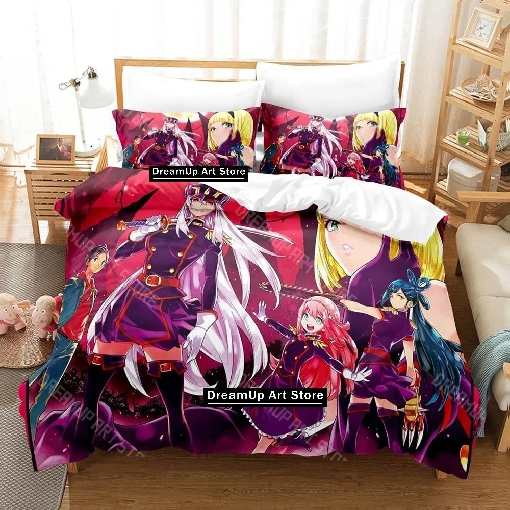 3D Print Chained Soldier Anime Bedding Set Single Twin Full Queen King Size Bed Set Adult Kid Bedroom Duvetcover Sets Anime Bed