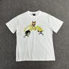 ROADVIBE Luźny T-shirt z nadrukiem Diabelska Wyspa Okrągły dekolt Krótki rękaw Letni Codzienny Moda Miejski Styl Bawełniana Koszulka dla Nastolatków
