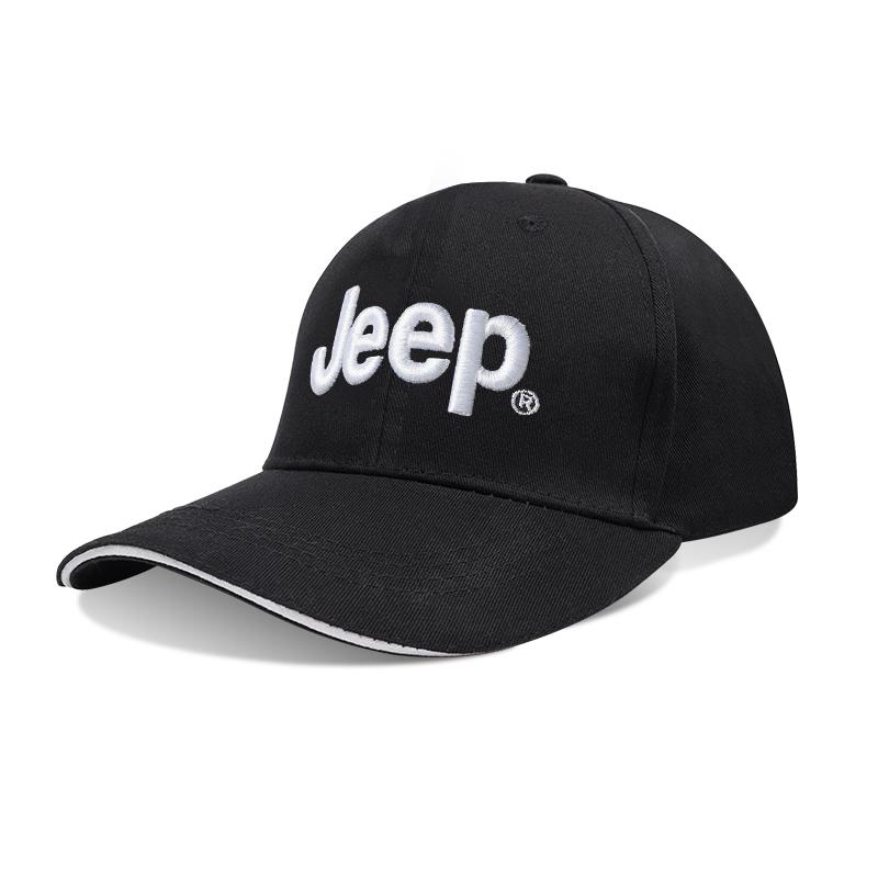 

Cup Holders 1PC For Jeep Car Emblem Embroidery Snapback Baseball Cap Spring And Autumn Outdoor Breathable Adjustable Casual Hat чорний