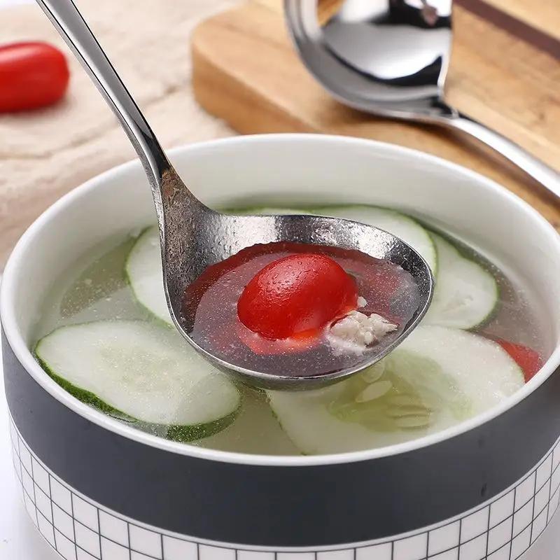 304 Edelstahl Suppenlöffel Vertieft Verdickt Große Kapazität