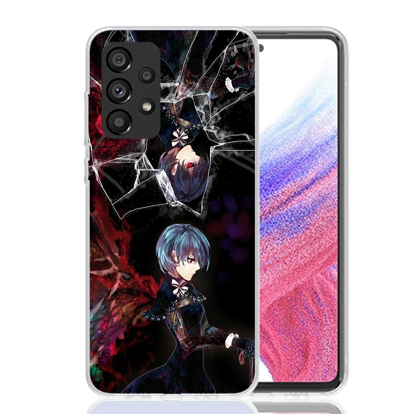 G-Ghoul Tokyo Touka Kirishima Phone Case for Samsung Galaxy A52 A51 A50S A12 A22 A32 A72 A10S A30S A31 A71 Note 20 Ultra 10 Plus