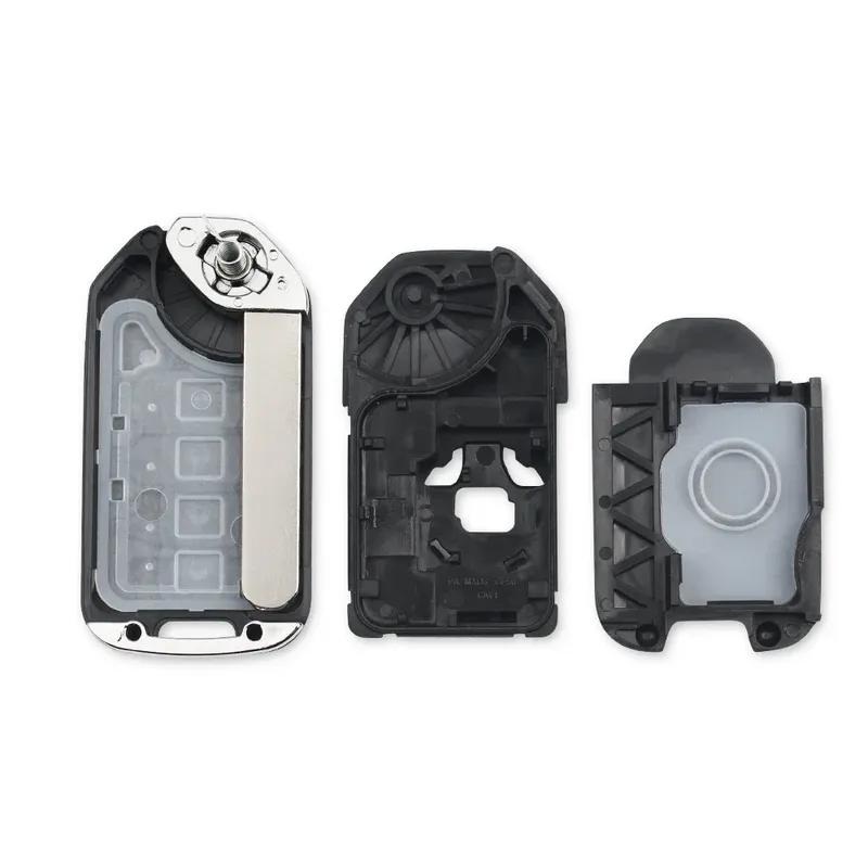 KEYYOU For Honda Civic City Accord CR-V HR-V Jazz Vezel FR-V Flip Key Housing Cover 1PCS NEW Car Key Shell Case