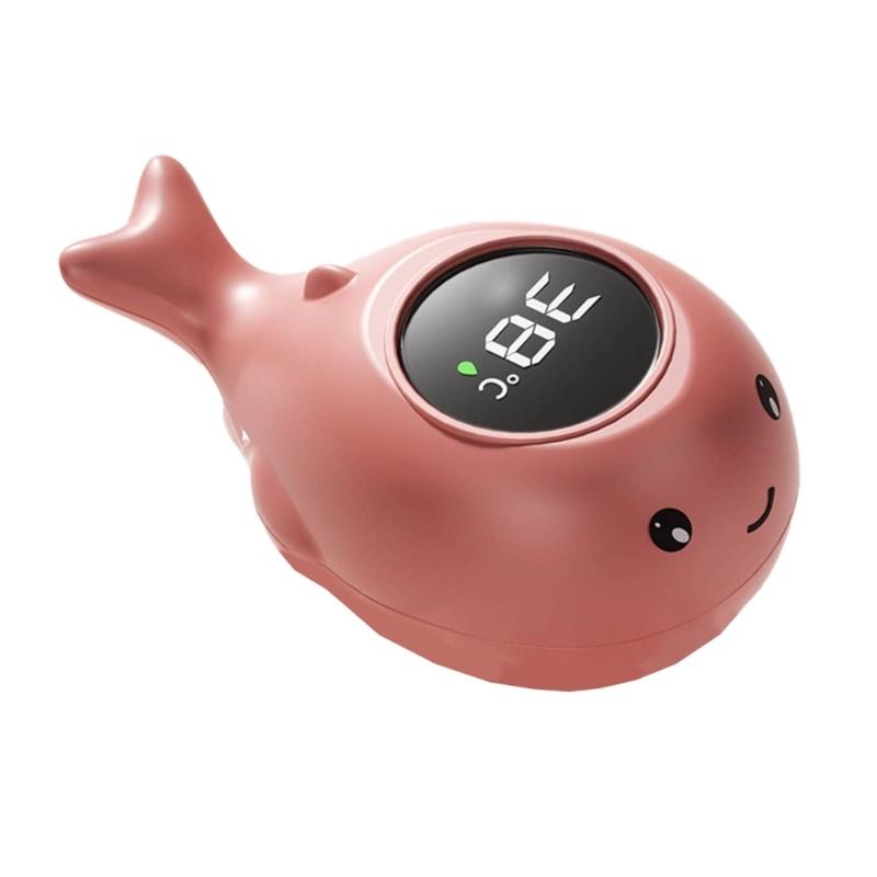 

Intelligent Baby Showers Thermometer Convenient Cartoon Water Temperature Meter Lovely Bathing Floating Toy for Bath розовый