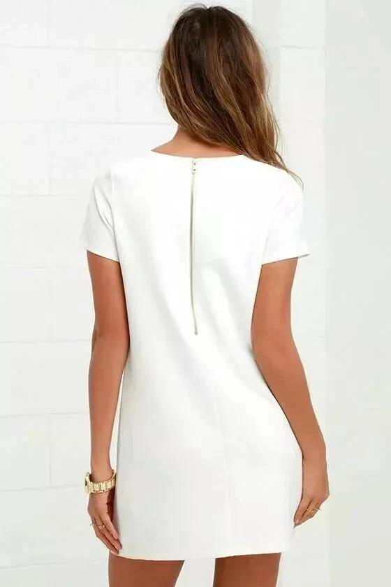 Casual White Soft Lambskin Party Genuine Stylish Women's Dress Leather Handmade