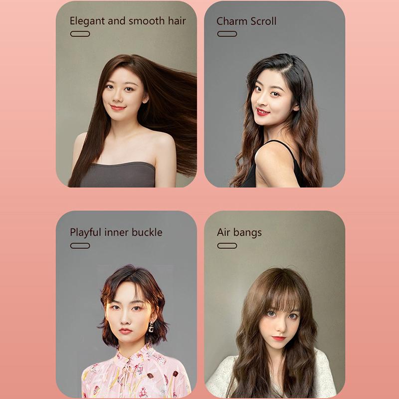 Mini Eisen Lockenstab Haarstyling Werkzeug Tragbarer Wiederaufladbarer Glätteisen Lockenstab Klemmen Typ-C USB Aufladung 180 Temperatur