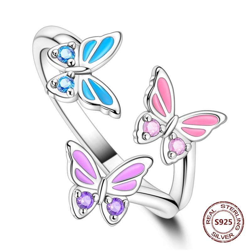 Blue Eyes Adjustable Ring Copper Authentic Elephant Turtle Lotus Infinity Love Open Rings Ideal For Women Wedding Jewellery