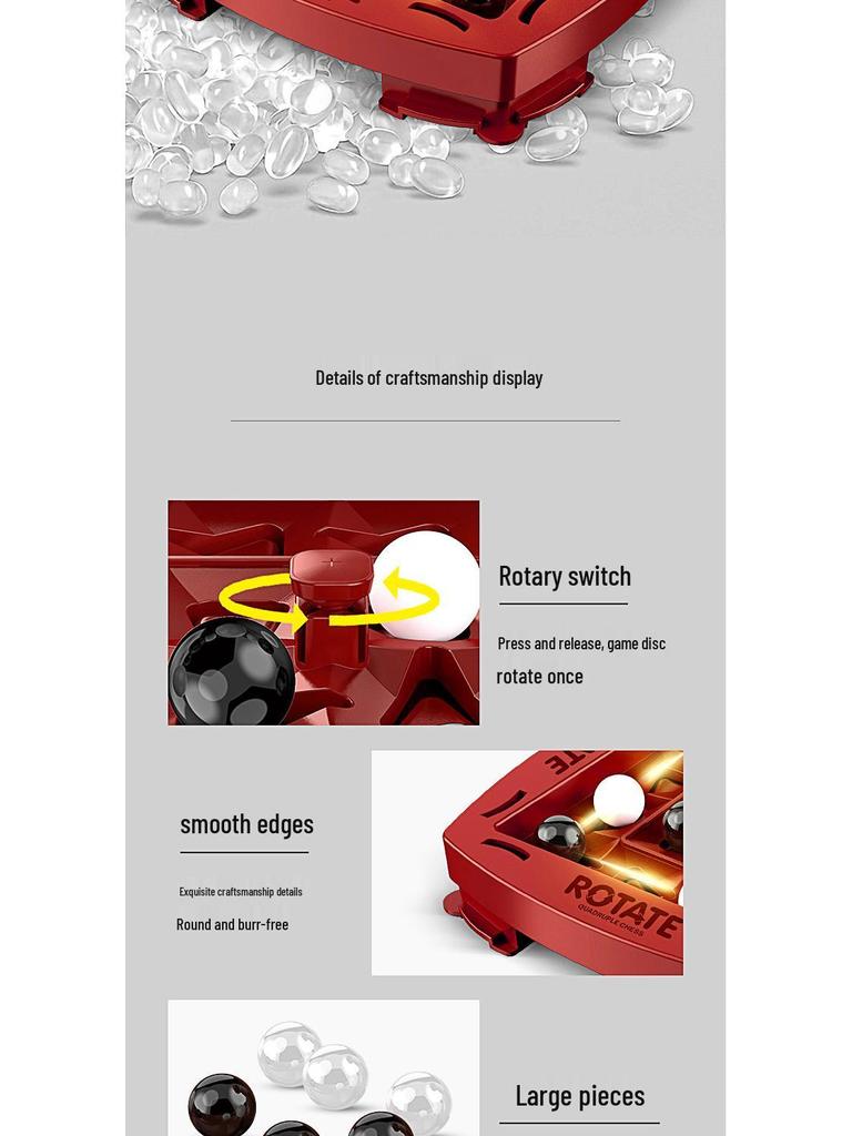 Orbital Logic Eltern-Kind-Schach: Drehendes Vier-gewinnt-Kampfspiel