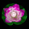Waterproof Artificial Lotus Lamp LED Electronic Candle Lotus Night Light  Swimming Pool