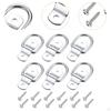 6Pcs Lashing Rope Tie Down Locking Pull for Boats Kayaks