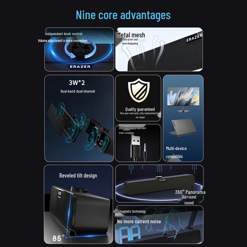 Lenovo A101 USB Wired Computer Speaker