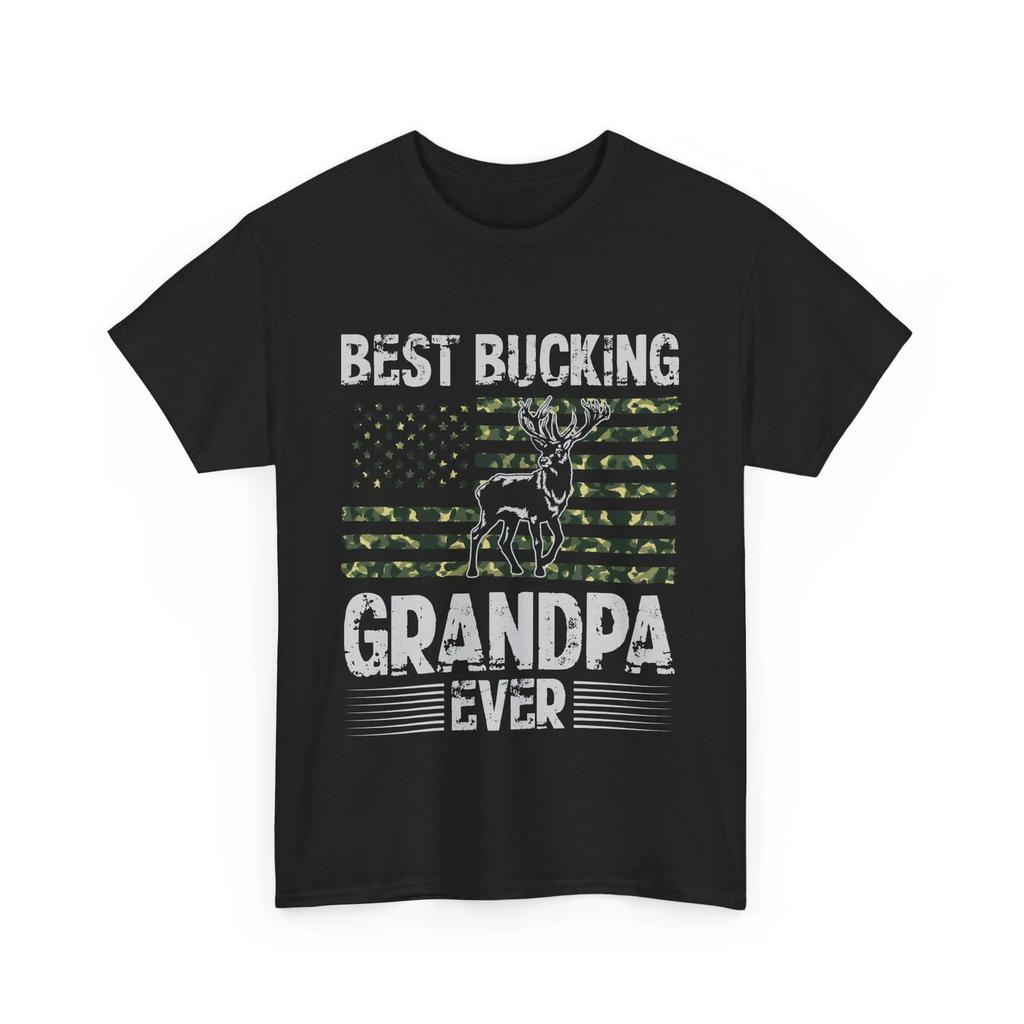 Grandpa Deer Hunting Shirt, Best Bucking Grandpa Ever Grandfather Camo Shirt