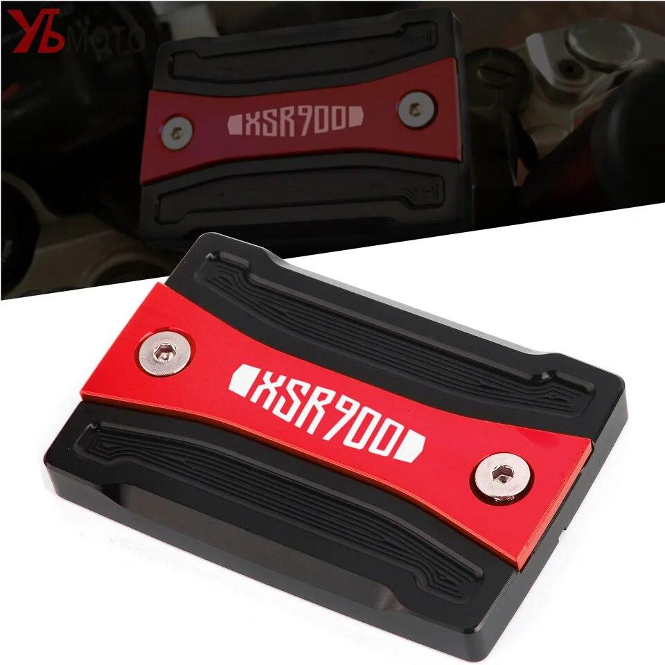 For Yamaha XSR900 XSR700 XSR 900 700 2014- Motorcycle CNC Front Rear Brake Fluid Reservoir Cover Engine Oil Filler Cap