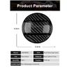 Real Hard Carbon Fiber Fuel Tank Cap Trim For Volkswagen Golf 7 MK7 GTI Golf 8 MK8 GTI Beetle Sicrocco Passat CC Tiguan Sticker