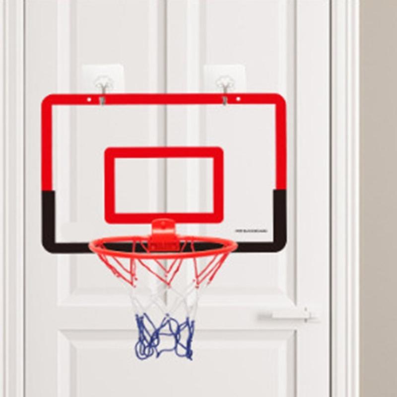 Brinquedo de Tabela de Basquete Portátil Pequeno Aro de Basquete para Exercício em Casa Suporte de Parede Cesta Elevatória Tabela Suspensa