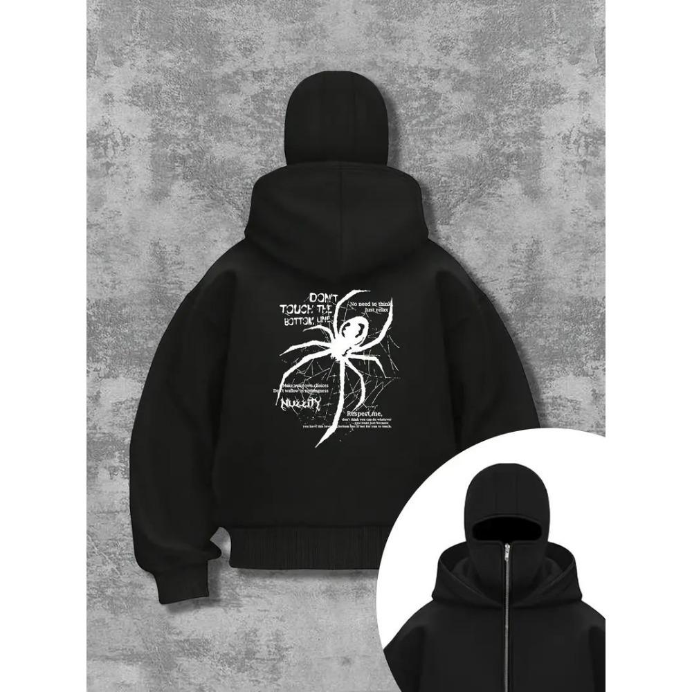 High End Doppelhut und Doppelhals Herren- und Damenmode und lustiger Streetstyle Mädchen Barak Hübsches Langarm-Kapuzensweatshirt