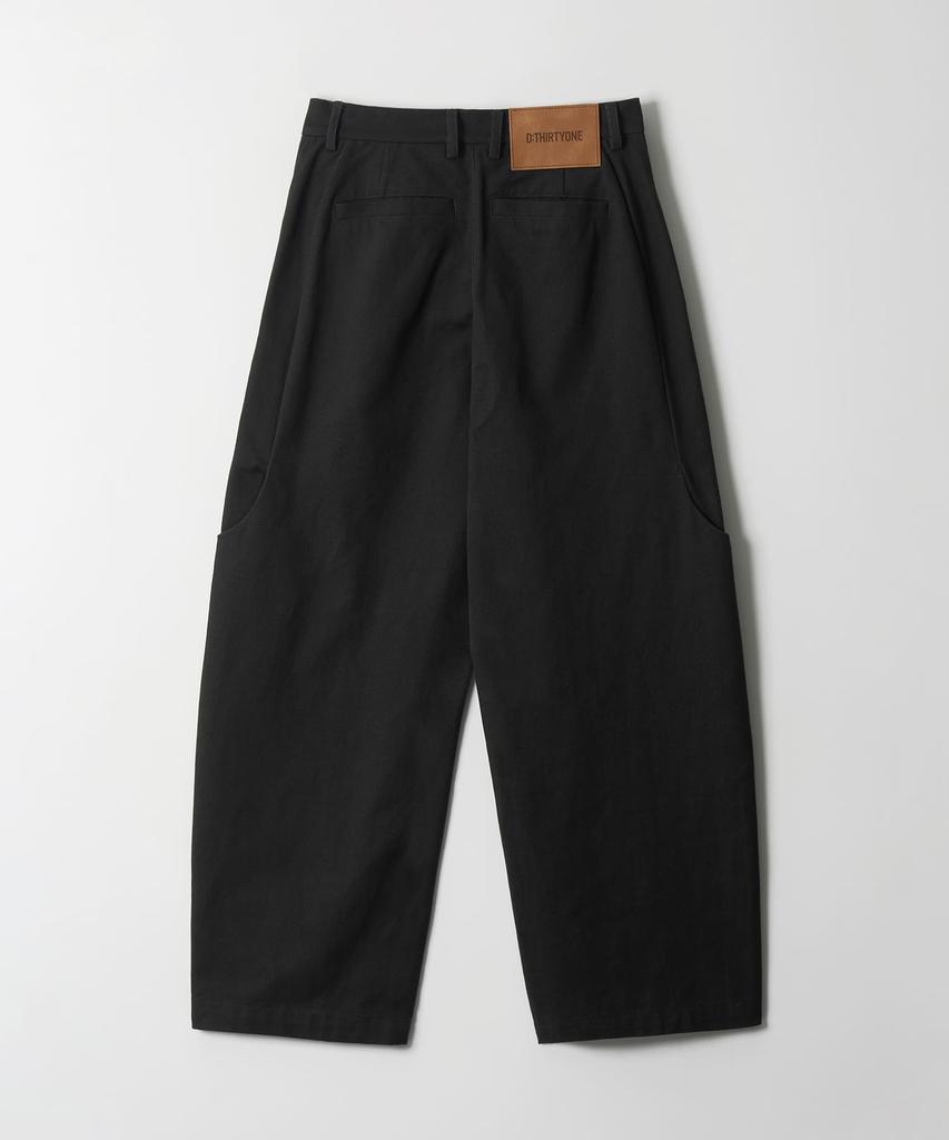 DTHIRTYONE Wide Pocket Balloon Pants (Charcoal)