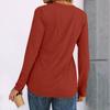Dames ensfargede langermede skjorter elegante avslappede topper trendy skjorter topper