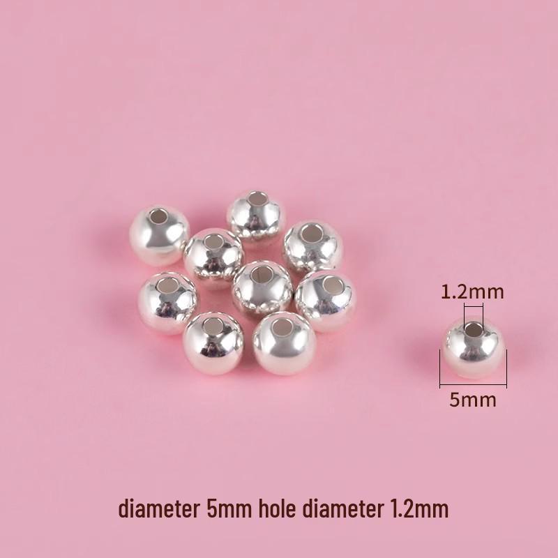 Perles Libres en Argent Sterling 925 pour la Fabrication de Bijoux DIY: Perles intercalaires pour bracelets et colliers