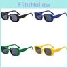 Retro Square Black Sunglasses With Grey Lenses Uv400 For Outdoor Sports