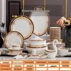 Set de Veselă ZISIZ Golden Vienna din Porțelan Os