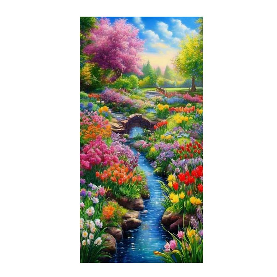 Diamond Painting New Collection Natural Scenery Waterfalls Rivers Diy Full Rhinestone Embroidery Landscape Mosaic Cross Stitch Kits Wall Decor