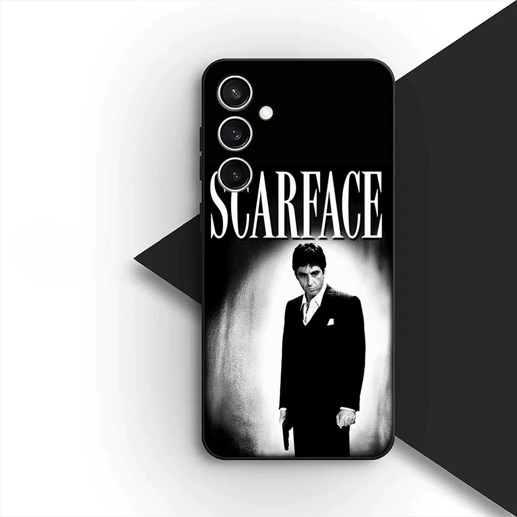 S-Scarfaces Wallpaper Phone Case for Samsung Galaxy S20 S22 S21 FE Ultra Plus A07 A17 A15 A16 A25 A57 A37 Protective Cover