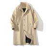 ROMON Men's Autumn Mid-Length Trench Coat