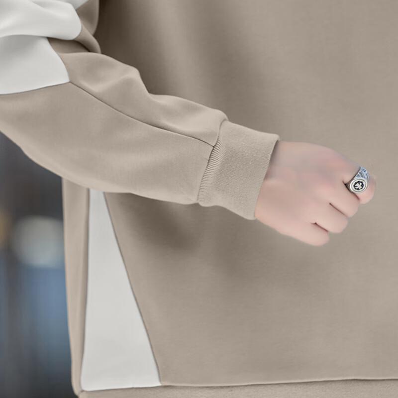 Mao Ren Men's Casual Pullover Long-Sleeve Crewneck Sweatshirt