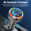 Smart Car Charger with Safety Protection - 150W 6-in-1 USB Fast Charger with Digital Voltage Monitor for Travel & Daily Use
