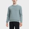 Fila 2023 Autumn New Simple Round Neck Business Casual Knit Sweater Men Sweater Sky-Green F11M332201F-TQ