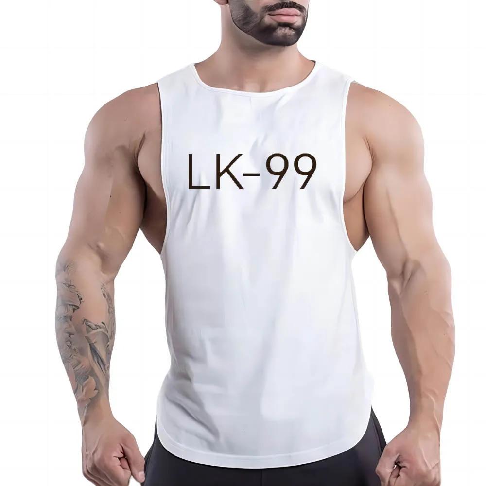 Summer Adult Men'S Fitness Outdoor Crew-Neck Vest Superconductor Pattern 2d Printed Breathable Multi-Color Sleeveless Shirt