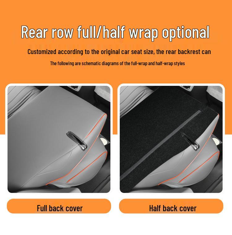 Galaxy E8 Full Leather Car Seat Cushion - Four Seasons Universal Model