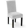 Soft Velvet Dining Chair Cover Stretch Parson Chair Slipcovers Thick Solid Fabric Washable Seat Protectors Banquet Wedding 1pc