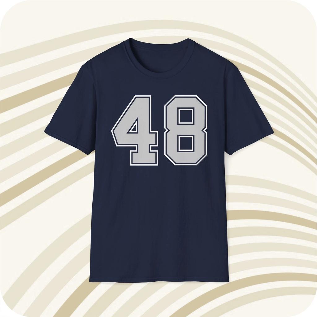 Daryl Johnston #48 Dallas Cowboys NFL Jersey T Shirt - Front & Back Print