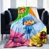 Coperta Avventura Colorata di Pocoyo Adatta per Divani, Letti, Uffici e Campeggio - Regalo Perfetto per Halloween Natale