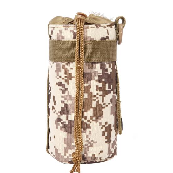 Outdoor Portable Tactical Military Hiking Water Bottle Kettle Bag Pouch Holder