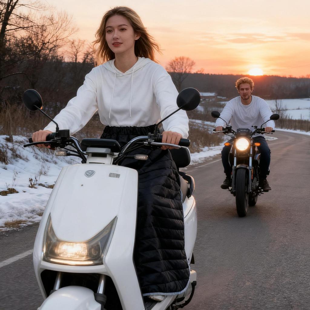 Scooter Windproof Leg Cover Thermal Comfortable Thickened Windproof Scooter Cold Weather Protection Blanket For Adults Men Women