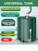 Bucket Foldable, Universal Water Storage Tank, Outdoor Rainwater Collection, Gardening Water Storage Bucket, PVC, 200L